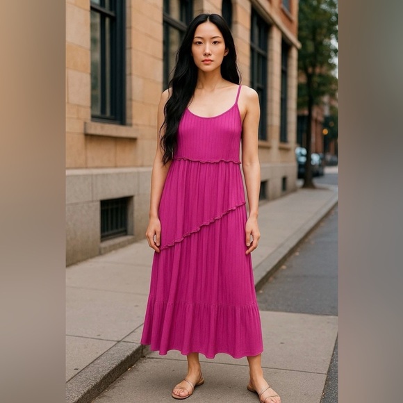 Dresses & Skirts - NINA LEONARD Women's Pink Dress MEDIUM